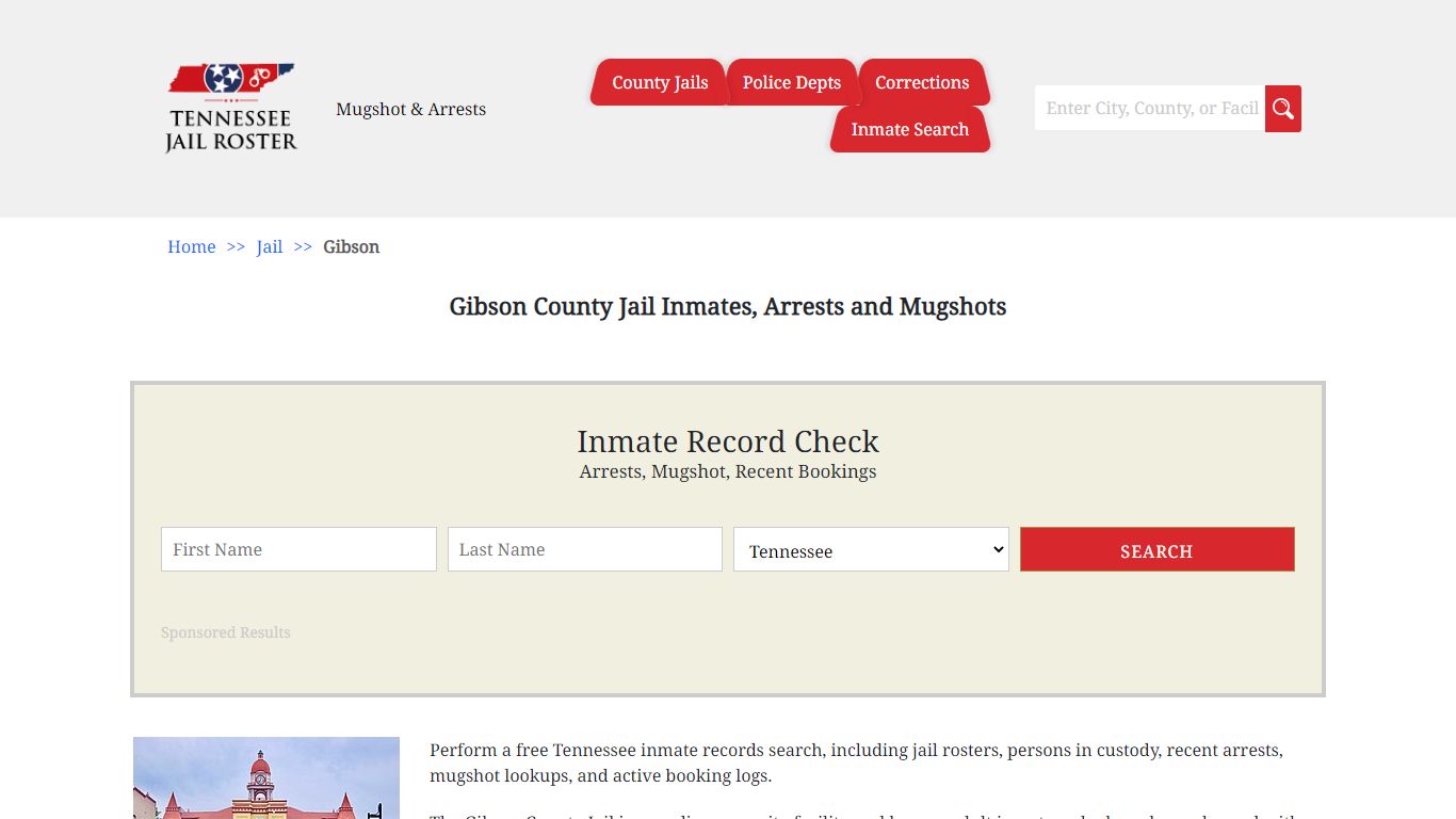 Gibson County Jail Inmates, Arrests and Mugshots